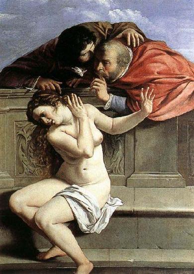 Artemisia gentileschi Susanna and the Elders, Schonborn Collection, Pommersfelden china oil painting image